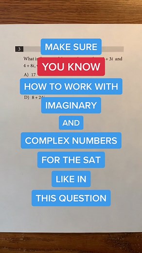 Mastering Imaginary and Complex Numbers for the SAT