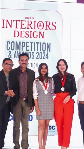 INIFD, Himayat Nagar, Hyderabad was awarded at Society Interiors Design Competition & Awards 2024.