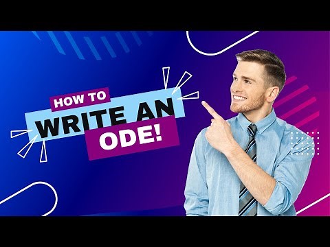 How to Write an Ode