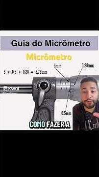 Quick guide on how to read a micrometer - #guide #measurement #senai #mechanics