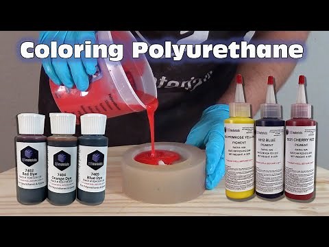 How To Properly Color Polyurethane Foam, Resin, & Rubber