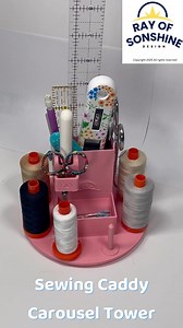 Sewing Caddy Carousel Tower, Thread Holder and Tool Organization - Etsy