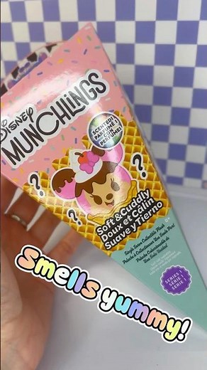Unboxing a Sweet Scented Disney Munchling Plushie! | ASMR blindbag opening #disneytoys #toyunboxing