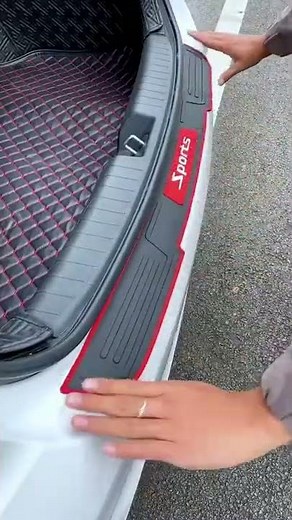 How to Install a Trunk door Sill Protector sticker