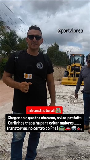 PORTAL PREÁ (Divulgação) on Instagram: "Inverno se aproximando, e a gestão municipal através da subprefeitura na pessoa do vice-prefeito @carlinhosdiasoficial_ agiliza os trabalhos para evitar alagamentos no centro do Preá. Como é conhecimento de todos, chuvas de grande proporção tem causado um transtorno imenso para quem mora nas proximidades do centro da comunidade. Principalmente os estabelecimentos comerciais do centro. Esse trabalho de amenizar o problema do centro , a gestão do prefeito De