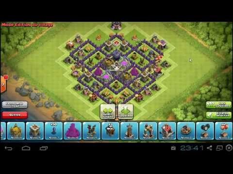clash of clans : meilleure defense hdv 7 de farm