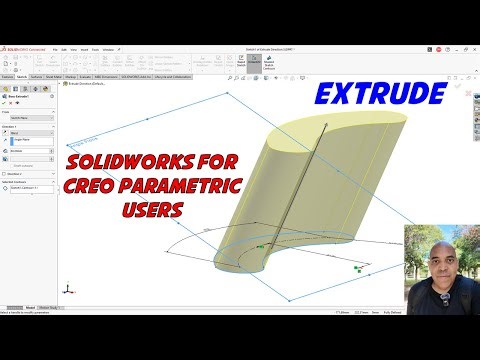 Extrude Feature | SolidWorks Part Modeling