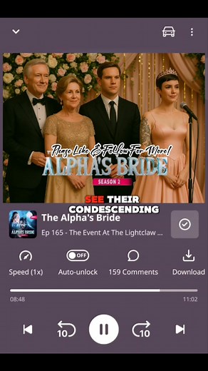 The Alpha's Bride Episode 165: The Event At The Lightclaw Pack(3) #thealphasbride #listentothestory #fypageシ #fyp #listen #storytelling #bookstory #story | Listen to the Story