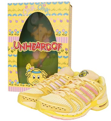 Adidas UNheardof Adistar Control 5 Piggy Runner 2.0 “Cheeseburger” - Size 8 | eBay