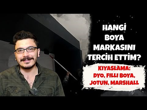 Hangi Boya Markasını Tercih Ettim? Kıyaslama: Dyo, Polisan, Filli Boya, Marshall, Jotun, Fawori?
