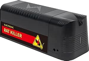 Electric Rat Trap Zapper，Humane Indoor Mouse Traps for Home- Safe & Effective Mice Traps for House Indoor Kill- Rat Zapper Reusable and No Touch (Black)