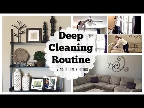 Clean with Me: Deep Cleaning Routine Living Room Edition | How to Deep Clean Your Living Room