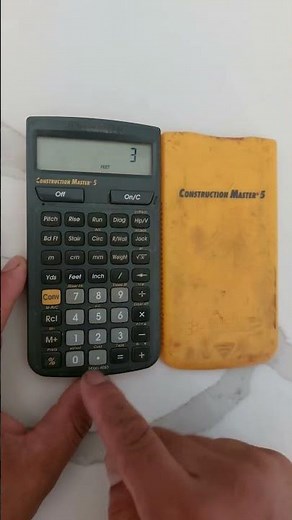 Learn how to use the Construction Master 5 calculator #concrete #foundations #footing #concrete