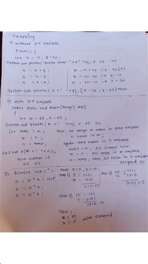 #java #swapping_number