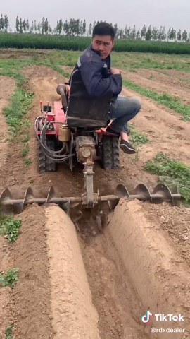 Tractor Plowing Techniques in Rural Farming