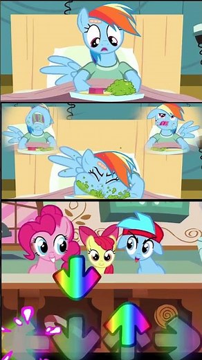 Nom Nom Nom with Rainbow Dash - Friday Night Funkin' Mobile Game