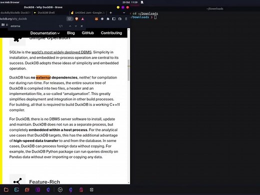 DuckDB- Hi-performance SQL queries on pandas dataframe (Python)_HD