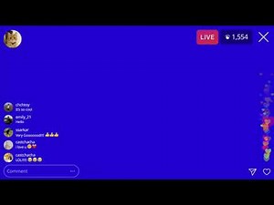 Instagram Live Chatting || Blue Screen || By Green Screen Tutorial