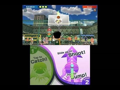 DualPenSports - N3DS - GamePlay Video: Basketball
