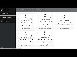 FirstDown PlayBook 8 Man Football Defense Update