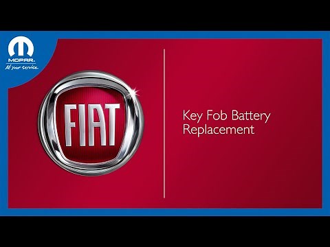 Key Fob Battery Replacement | How To | 2023 Fiat 500x