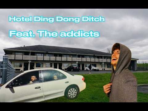 Going ding dong ditching!!