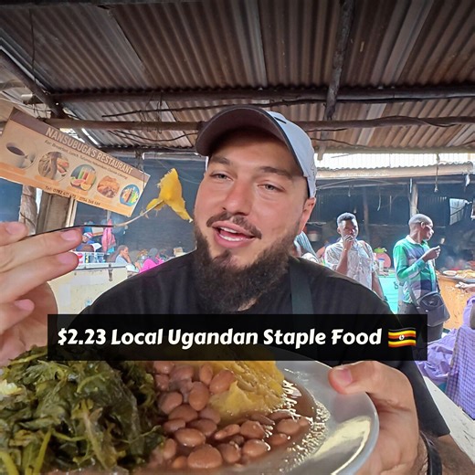 75K views · 2.5K reactions | $2.23 Local Ugandan Staple Food in Kampala, Uganda  #Uganda #Travel | Davud Akhundzada | Facebook