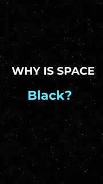 The SHOCKING Truth About Why Space Is BLACK! (It's NOT What You Think) #spacefacts #spaceshorts