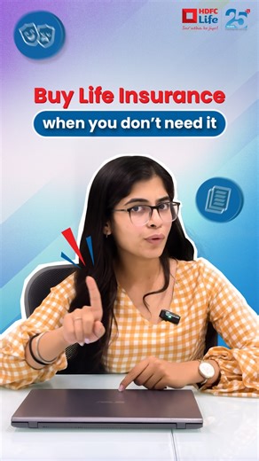 1.9K views · 115 reactions | Term Insurance Pro Tip: Buy it before you need it! Every year you wait which leads to higher premiums and more paperwork. Lock in a low rate and easy approval while you are young and healthy. Secure your future today. #HDFCLife #SarUthaKeJiyo #SahiShikshaSahiSuraksha | HDFC Life | Facebook