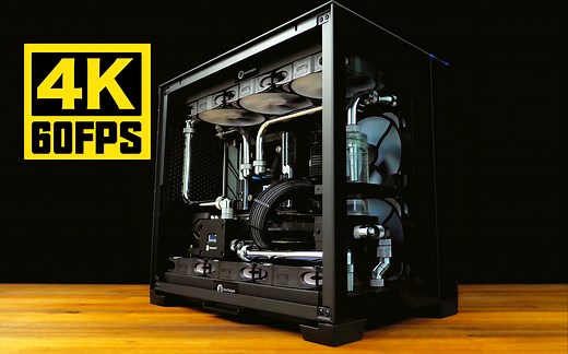 【4K60帧】联力O11D MINI 双电源 双显卡 黑白色调无光污染分体水冷装机 / GGF Events