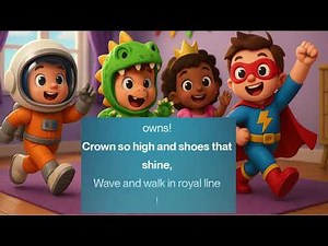 Dress-Up Parade 🎉 | Fun Costume Song for Kids | Action Rhyme with Pretend Play
