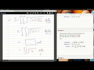 08_Double Integral for Surface Areas
