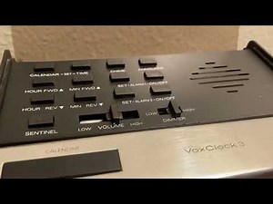 Micronta Vox Clock 3 - Alarms