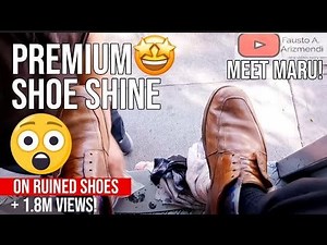 Amazing shoe shine, my old drill instructor would be impressed.