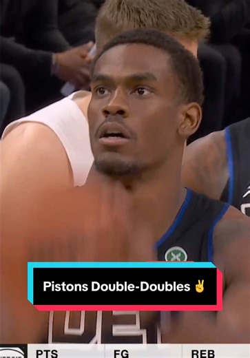 Cade: 25 PTS, 10 REB, 7 AST, 2 STL Duren: 33 PTS, 16 REB, 3 AST, 3 BLK #NBA #basketball #CadeCunningham #JalenDuren #Pistons