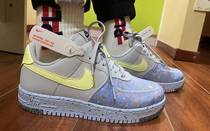 Nike Air Force 1 Crater 这双环保合成材料的空军真的很赞 很轻哦！谁穿谁知道