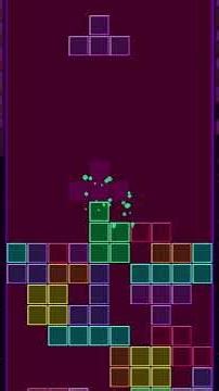 🟣 Cyberpunk Tetris at 10x SPEED 🔥 Neon Blocks Flying Everywhere #Tetris #retrogaming #shorts