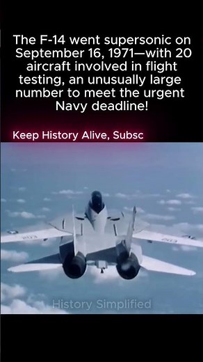 F-14 Supersonic: September 16, 1971. 20 Jets In Flight Test. 12th Aircraft Broke MACH 1.