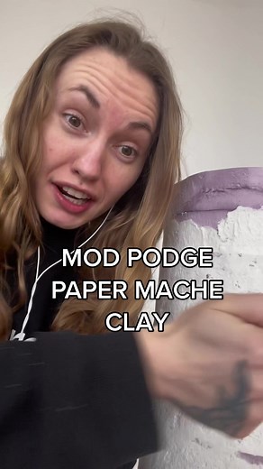 Tough as SH*T! New Paper Mache Clay with Mod Podge Technique