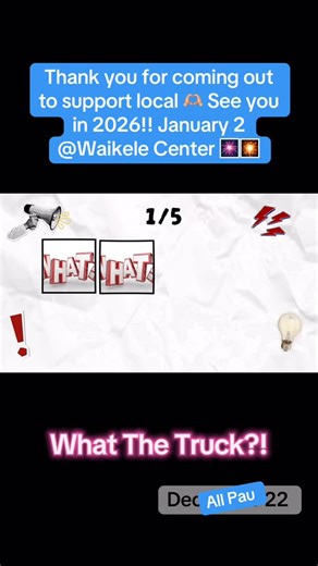 WhattheTruck.Hawaii on Instagram: "#bymystandards #whatthetruck #whatthetruck808 #whatthetruckwaikele #waikelecenter #communityevent #foodevent #outdoorevents #familyfriendly #onofood #madewithaloha #hawaiifoodtrucks #hawaiifood #hawaiieats #oahufoodie #supporthawaiibusinesses #foodtruckfriday #foodtruckhawaii #oahufoodadventures @lusciousgrubs @oahufamilyfun @ohanaeatz @tothetophawaii @aloha_advocate @wearewaikele @nick.sierra.music #supportlocal"