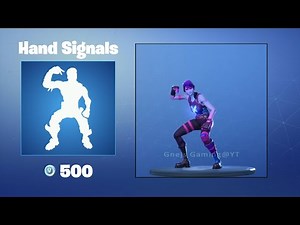 Hand Signals | Fortnite Emote