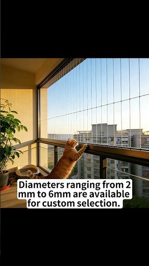 Stainless Steel Window Protection Prevent Cats From Falling Off #factory #factoryproducts