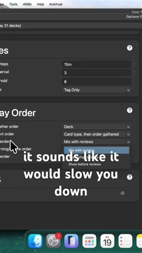 This is the one Anki Setting EVERYBODY gets wrong (watch my full video if you don’t believe me)