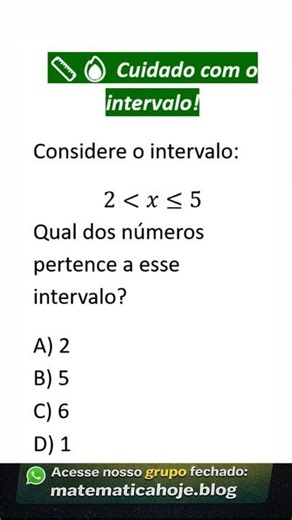 Intervalos numéricos: você sabe interpretar corretamente desigualdades?