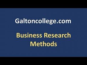 Business Research Methods