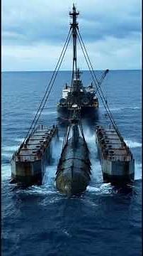 Submarine underwater inspection and rescue mission dynamic.