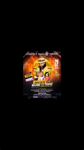 Rendez-vous O THEATRE Comme au Cinéma! #théâtrehaiti #Rotaract #SpectacleSolidaire | Compagnie de théatre AMI