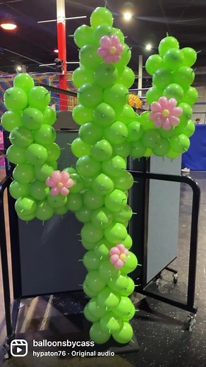 Fiesta Party Cactus Balloon Decor Ideas