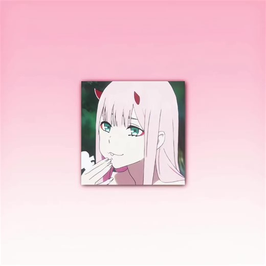 Anime Edit of Zero Two from Darling in the Franxx