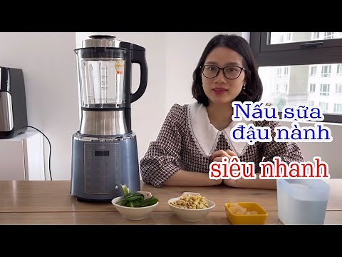 HOW TO COOK SOY MILK SUPER FAST, SUPER DELICIOUS WITH UNIE NUT MILK COOKER
